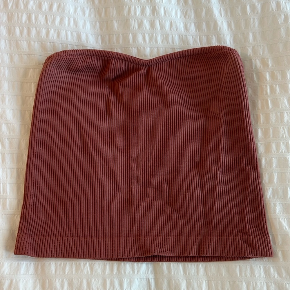 Dynamite Ribbed Tube Top